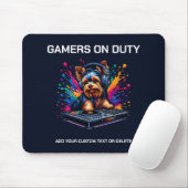 Funny Yorkshire Terrier Gaming Animal Lover Gesche Mousepad (Mit Mouse)