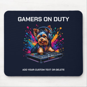 Funny Yorkshire Terrier Gaming Animal Lover Gesche Mousepad