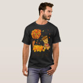 Funny Yorkshire Terrier Yorkie Dog Herbst Herbst T-Shirt (Vorne ganz)