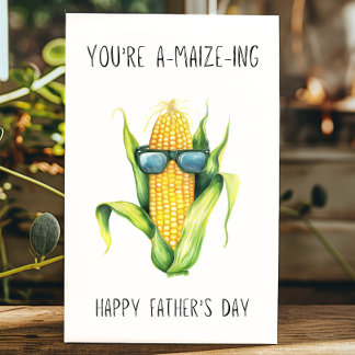 Funny You are A-Mais-ing Gardener's Vatertag Karte