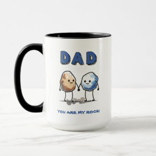 Funny You are my Rock Pun Joke Spaß Vathday Tasse
