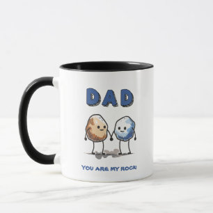 Funny You are my Rock Pun Joke Spaß Vathday Tasse
