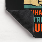 Funny You Can't Tell Me Retro Daughter Quote  Mousepad (Ecke)