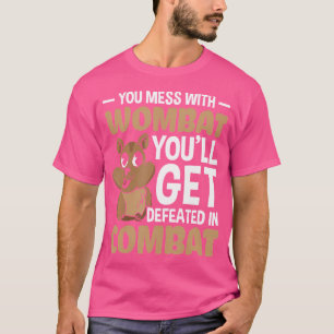 Funny you chess with Wombat Sie werden besiegt wer T-Shirt