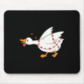 Funny You Make My Heart Go Honk Goose Heart Valent Mousepad (Vorne)