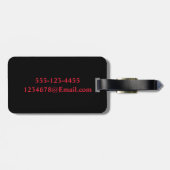 FUNNY YOU SEXY MAN Luggage Tag Gepäckanhänger (Rückseite horizontal)