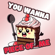 Funny you Wanna Piece of Me Cake