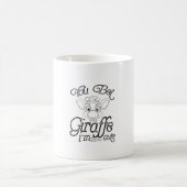 Funny You Wt Giraffe Ich bin Niedlich - Giraffe Lo Kaffeetasse (Mittel)