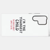 Funny Youngest Child Quote Samsung Galaxy Hülle (Rückseite (Horizontal))