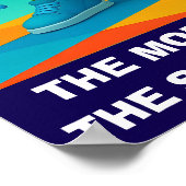 Funny Your Brain Is Like a Muscle Poster (Ecke)