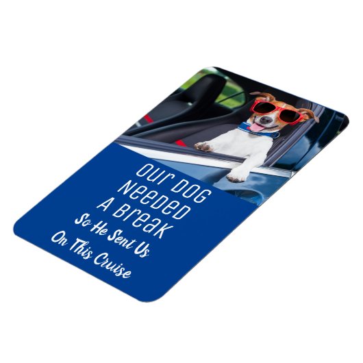 Funny Your Hund Foto Kabine Tür Kreuzfahrtschiff Magnet (Linke Seite)