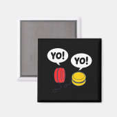 Funny Yoyo Magnet (Vorderseite/Rückseite)