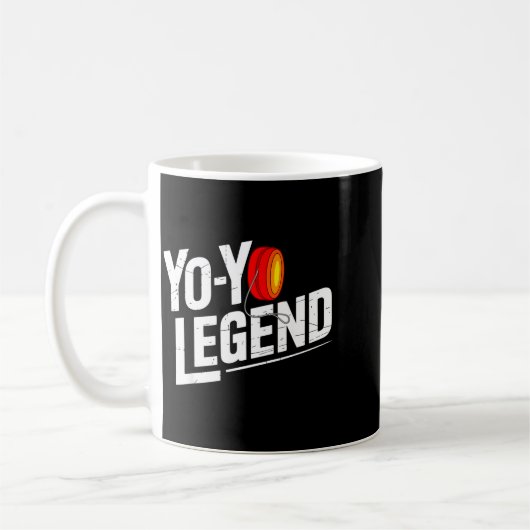 Funny Yoyo Player Legend Yo-yo Performer Kaffeetasse (Links)