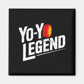 Funny Yoyo Player Legend Yo-yo Performer Magnet (Vorne)