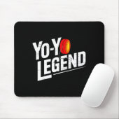 Funny Yoyo Player Legend Yo-yo Performer  Mousepad (Mit Mouse)