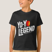 Funny Yoyo Player Legend Yo-yo Performer T-Shirt (Vorderseite)