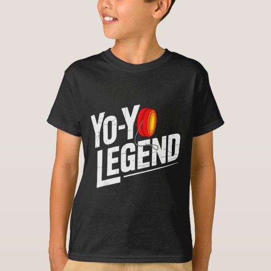 Funny Yoyo Player Legend Yo-yo Performer T-Shirt (Vorderseite)