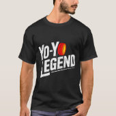 Funny Yoyo Player Legend Yo-yo Performer T-Shirt (Vorderseite)