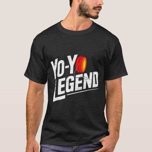 Funny Yoyo Player Legend Yo-yo Performer T-Shirt (Vorderseite)