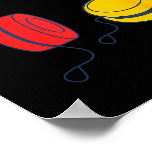 Funny Yoyo  Poster (Ecke)