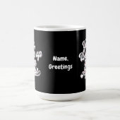 Funny "Yup Weck Up Gay Again" Prix Monatsdesign Kaffeetasse (Mittel)
