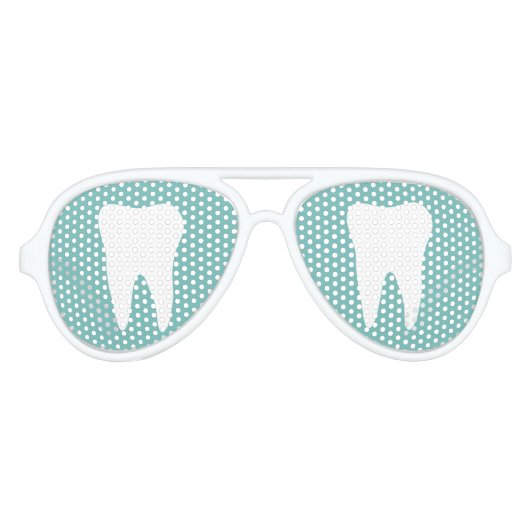 Funny Zahn Logo Party Schattierungen für Zahnarztp Partybrille (Vorderseite)