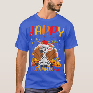 Funny Zebra Animal Lover Happy Zebra HelloDankeMa T-Shirt