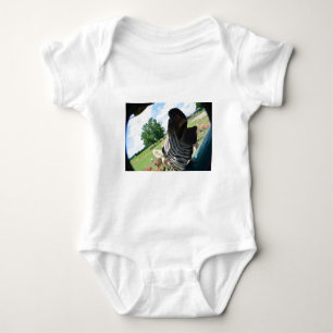 Funny Zebra Baby Strampler