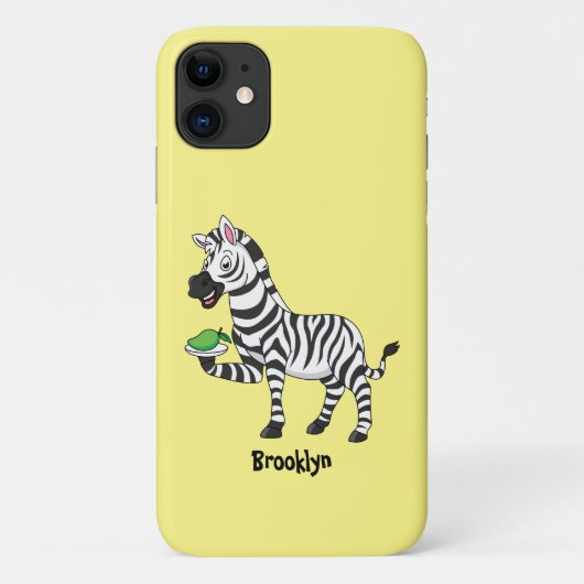 Funny Zebra Cartoon Illustration Case-Mate iPhone Hülle (Rückseite)