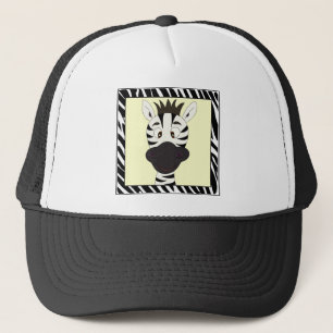 Funny Zebra Cartoon Truckerkappe