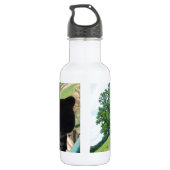 Funny Zebra Edelstahlflasche (Rückseite)