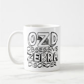 Funny Zebra Lover Kaffeetasse (Links)