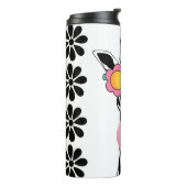 Funny zebra Thermal Tumbler Thermosbecher (Nach links gedreht)