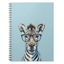 Funny Zebra Tragend Brillen
