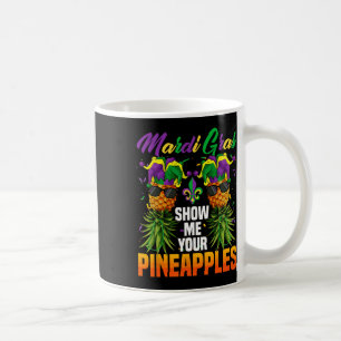 Funny Zeige mir deine Ananas Jester Hat Swingers Kaffeetasse