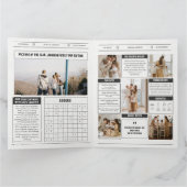 Funny Zeitung Weihnachtskarte, was für ein Jahr Karte (Innenseite)