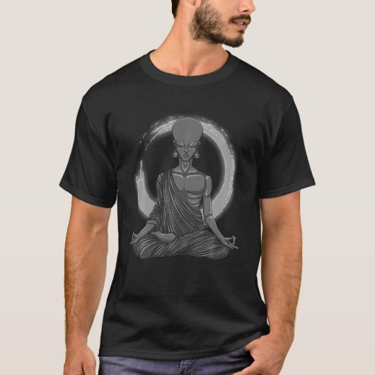 Funny Zen Alien Geschenk für Männer Frauen Cool Bu T-Shirt (Vorderseite)