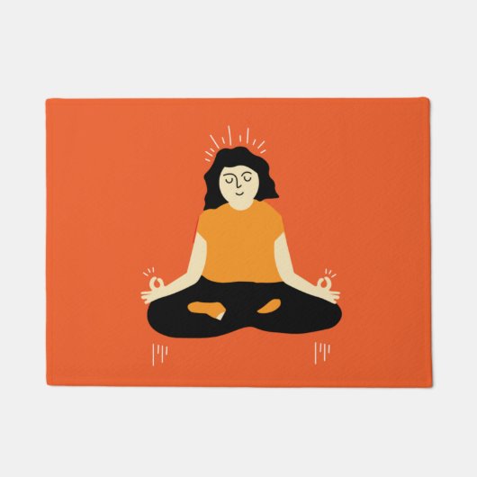 Funny Zen Welcome Door Mat Fußmatte (Vorderseite)