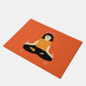 Funny Zen Welcome Door Mat Fußmatte (Schrägansicht)