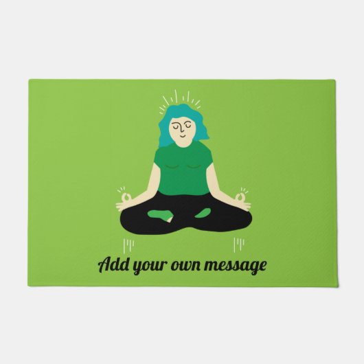 Funny Zen Welcome Door Mat Fußmatte (Vorderseite)