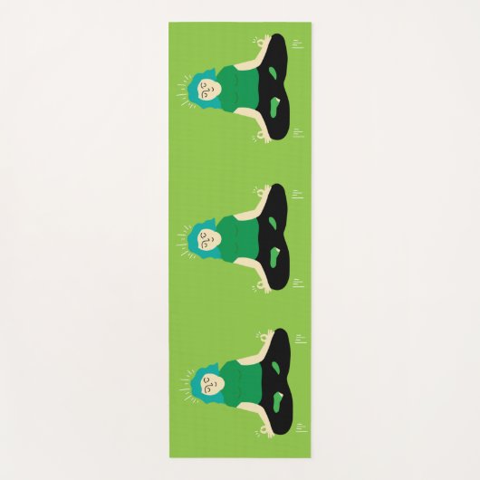 Funny Zen Yoga Floor Mat Yogamatte (Vorderseite)