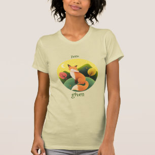 Funny Zero Fox gegeben Spaß De Motivierend T-Shirt