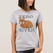 Funny Zero Fox gegeben T-Shirt (Vorderseite)