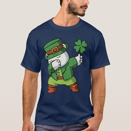 Funny Zero Lucks zum St. Patricks Day Kostüm T-Shirt (Vorderseite)