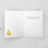 Funny Zest Lemon Mutter Tageskarte Karte (Innenseite)
