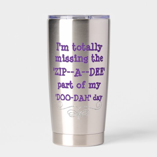 Funny Zip-a-Dee-Doo-Dah Thermobecher (Vorderseite)