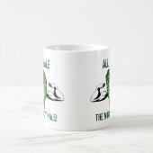 Funny Zitat All Hale die Mighty Kale Kaffeetasse (Mittel)