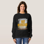 Funny Zitat eingeführt, aber willens zu diskutiere Sweatshirt (Vorne ganz)