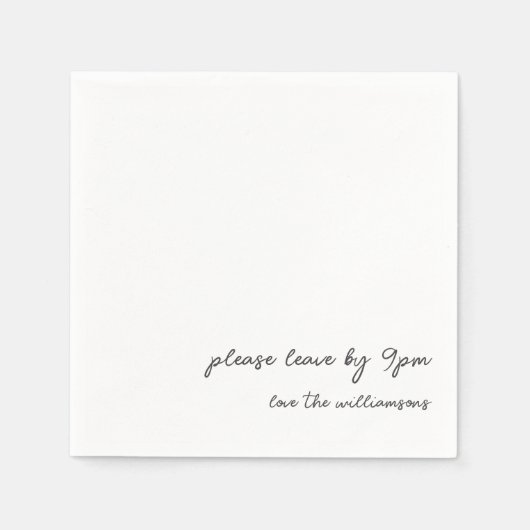 Funny Zitat Frühnachtsalter Spaß kundenspezifisch Serviette (Vorderseite)