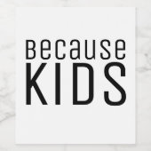 Funny Zitat für Mamas und Vater Minimalistisch Weinetikett (Einzelnes Label)